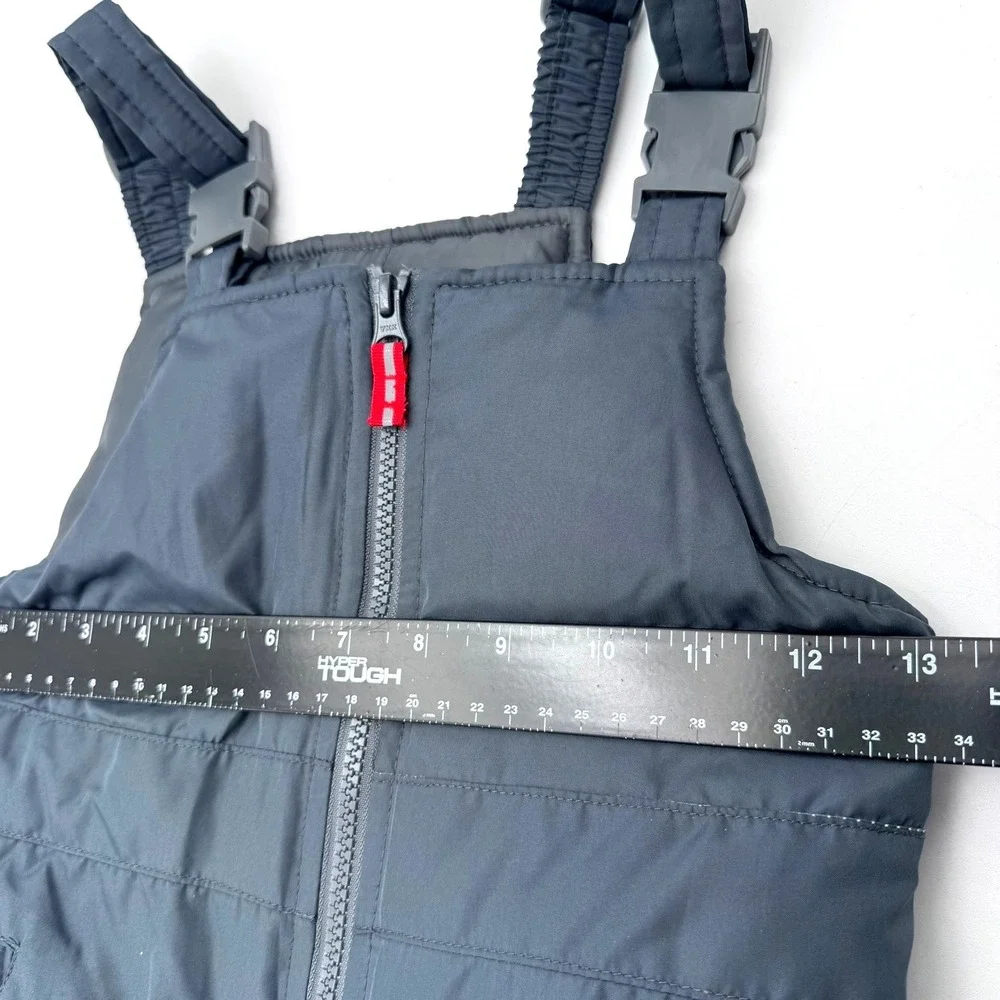 OSHKOSH B'GOSH Kid's 5/6‎ Gray Snow Bib Ski Pants Insulated Adjustable Straps